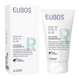 EUBOS KÜHL &amp; KLAR Mlijeko za čišćenje lica protiv crvenila, 150 ml