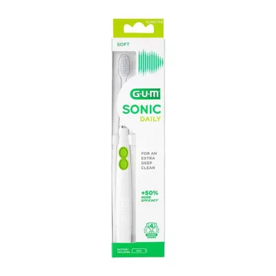 GUM Sonic Daily zvučna četkica za zube bijela, 1 kom GUM Sonic Daily zvučna četkica za zube bijela, 1 kom