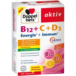 DOPPELHERZ B12+C+D3 depo aktivne tablete, 100 kom