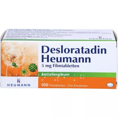 DESLORATADIN Heumann 5 mg filmom obložene tablete, 100 kom