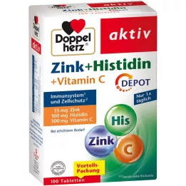 DOPPELHERZ Cink + histidin depo tablete active, 100 kom