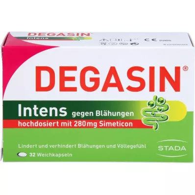 DEGASIN intens 280 mg meke kapsule, 32 kom