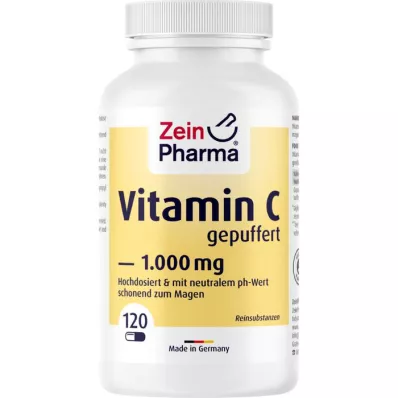 VITAMIN C KAPSELN 1000 mg puferirano, 120 kom