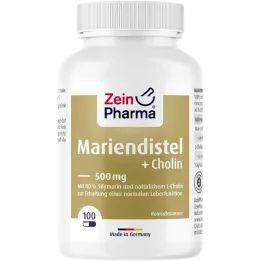 MARIENDISTEL+CHOLIN kapsule 80% silimarin, 100 kom