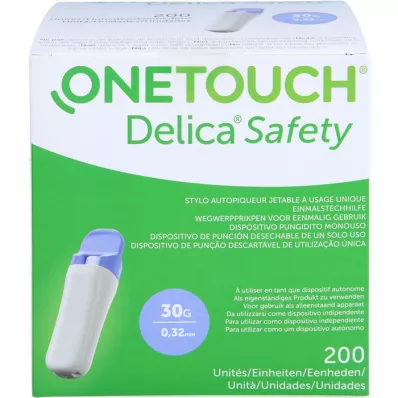 ONE TOUCH Delica Safety jednokratni lancetar 30 G, 200 kom