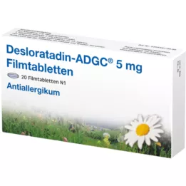 DESLORATADIN ADGC 5 mg filmom obložene tablete, 20 kom