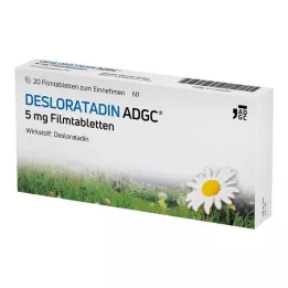 DESLORATADIN ADGC 5 mg filmom obložene tablete, 20 kom