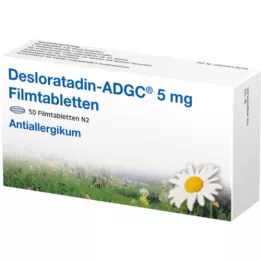 DESLORATADIN ADGC 5 mg filmom obložene tablete, 50 kom