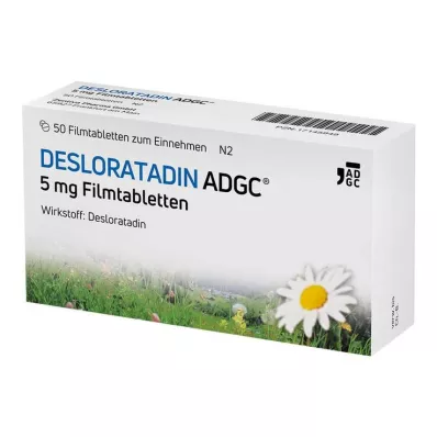 Desloratadine-ADGC 5 mg filmom obložene tablete, 50 kom