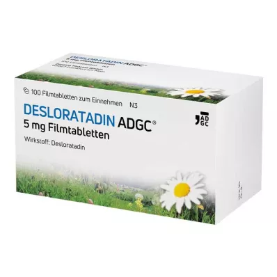 DESLORATADIN-ADGC 5 mg filmom obložene tablete, 100 kom
