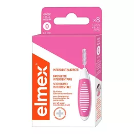ELMEX Interdentalne četkice ISO veličina 0 0,4 mm roza, 8 komada