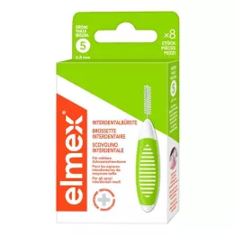 ELMEX Interdentalne četkice ISO veličina 5 0,8 mm zelene, 8 komada
