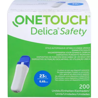 ONE TOUCH Delica Safety jednokratni lancetar 23 G, 200 kom