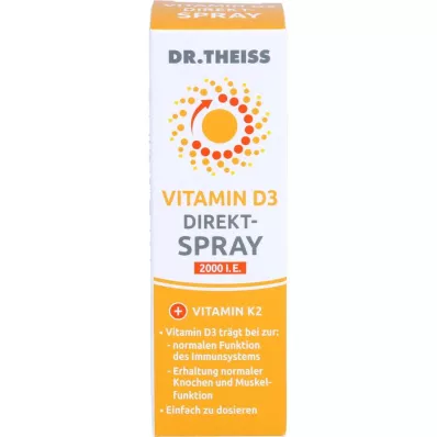 DR.THEISS Vitamin D3 direktni sprej, 20 ml