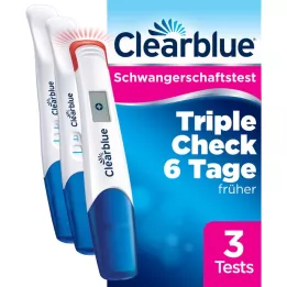 CLEARBLUE Test trudnoće TripleCheck ultra-rano, 3 sata
