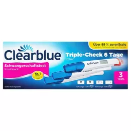 CLEARBLUE Test trudnoće TripleCheck ultra-rano, 3 sata