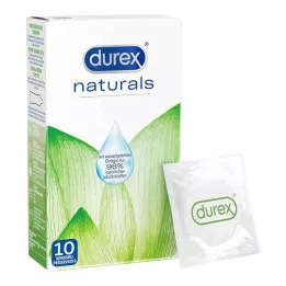 DUREX naturals kondomi s lubrikantom na bazi vode, 10 komada