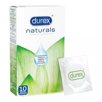 Durex naturals kondomi s lubrikantom na bazi vode, 10 komada
