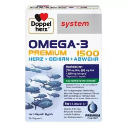 DOPPELHERZ Omega-3 Premium 1500 system kapsule, 60 kom