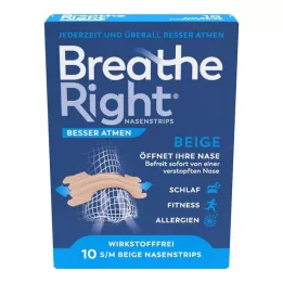 BESSER Breathe Breathe Right čepić za nos normal bež, 10 kom