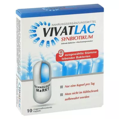 VIVATLAC SYNBIOTIKUM gastrorezistentne kapsule, 10 kom