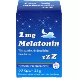 MELATONIN 1 mg kapsule, 60 kom