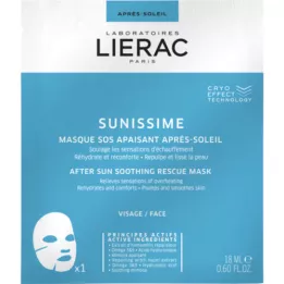 LIERAC Sunissime umirujuća maska poslije sunčanja SOS maska, 1X18 ml