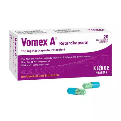 Vomex A® kapsule s produljenim oslobađanjem, 20 kom