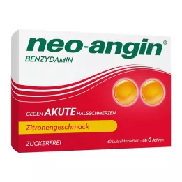 NEO-ANGIN Benzidamin akutna upala grla limun, 40 kom
