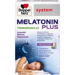 DOPPELHERZ Melatonin Plus sustav granulata za piće vrećica, 30 kom