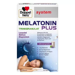 DOPPELHERZ Melatonin Plus sustav granulata za piće vrećica, 30 kom