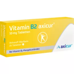 VITAMIN B2 AXICUR 10 mg tablete, 20 kom