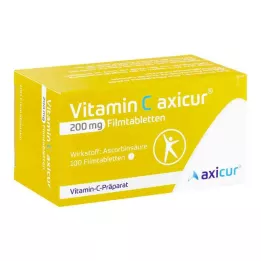 VITAMIN C AXICUR 200 mg filmom obložene tablete, 100 kom