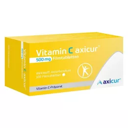 VITAMIN C AXICUR 500 mg filmom obložene tablete, 100 kom