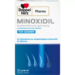 MINOXIDIL DoppelherzPhar.50mg/ml otopina za kožu čovjeka, 3x60 ml