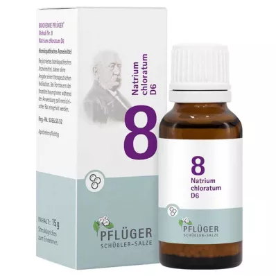 Biokemija Pflueger 8 Sodium chloratum D 6 globula, 15 g
