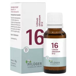 BIOCHEMIE Pflueger 16 Lithium chloratum D 12 Glob., 15 g