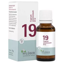BIOCHEMIE Pflueger 19 Cuprum arsenicosum D 12 Glob., 15 g