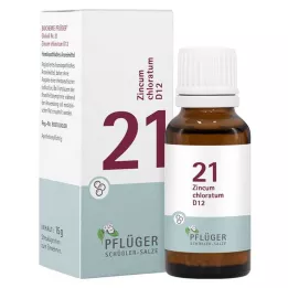 BIOCHEMIE Pflueger 21 Zincum chloratum D 12 globula, 15 g
