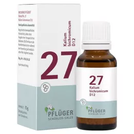 BIOCHEMIE Pflueger 27 Kalium bichromicum D 12 Glob., 15 g