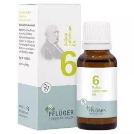 BIOCHEMIE Pflueger 6 Kalium sulfuricum D 6 globula, 15 g