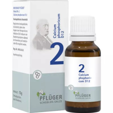 BIOCHEMIE Pflueger 2 Calcium phosphoricum D 12 Gl., 15 g