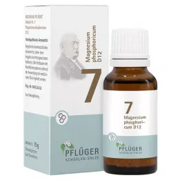 BIOCHEMIE Pflueger 7 Magnesium phosphoricum D 12 Gl, 15 g
