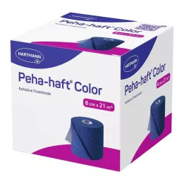 PEHA-HAFT Color Fixierb.bez lateksa 8 cmx21 m plava, 1 kom