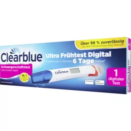 CLEARBLUE Pregnancy Ultra rani test digitalni, 1 kom