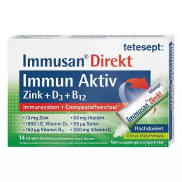 TETESEPT Immusan Direct Zinc+D3+B12 Granule, 14 kom