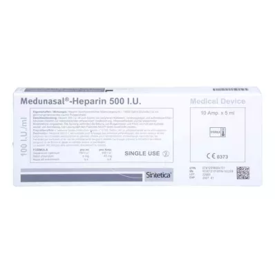 Medunazalni heparin 500 I.U.Ampule, 10X5 ml