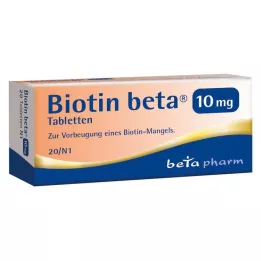 BIOTIN BETA 10 mg tablete, 20 kom