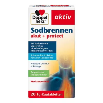 Doppelherz žgaravica akutna + protect tablete za žvakanje, 20 kom