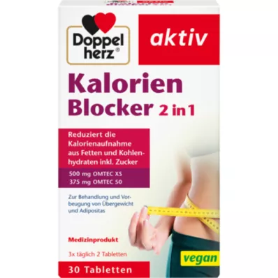 DOPPELHERZ Calorie Blocker 2u1 tablete, 30 kom